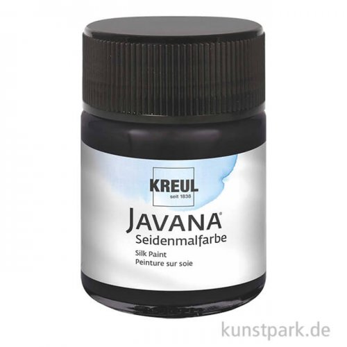 KREUL Javana Deckschwarz für Seidenmalerei 50 ml