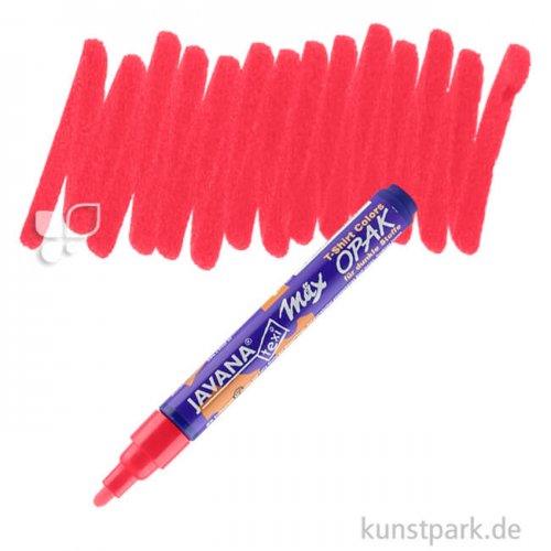 KREUL Textil Marker Opak medium Stift | Rot