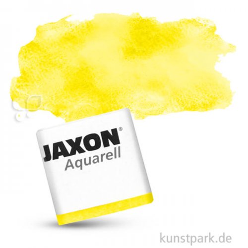 JAXON Aquarellfarben Einzelnapf 1/2 Napf | Permanent Gelb