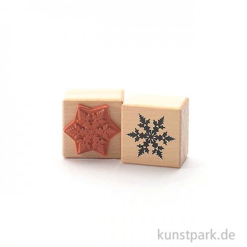 Judi-Kins Stamps - Mittelgroße Schneeflocke - 4x4 cm