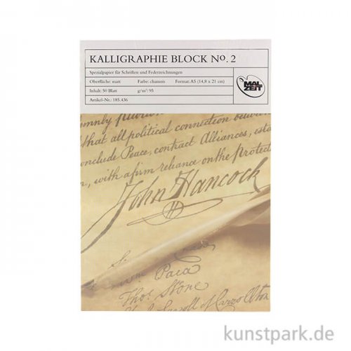 Kalligraphieblock No.2, 50 Blatt, 95 g DIN A4