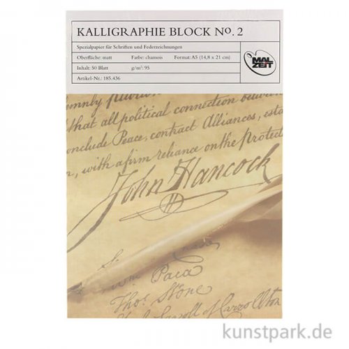 Kalligraphieblock No.2, 50 Blatt, 95 g