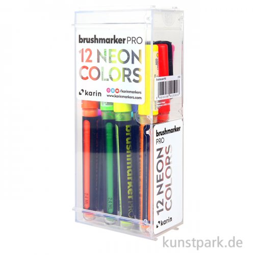 Karin Brushmarker PRO Set - 12 Farben, Neon Colours