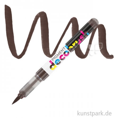 Karin Deco Brush Marker - Acryl Pigment Einzelstift | Sepia 477U