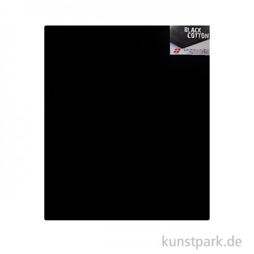 Keilrahmen schwarz - BLACK COTTON - 1,7 cm 50 x 70 cm
