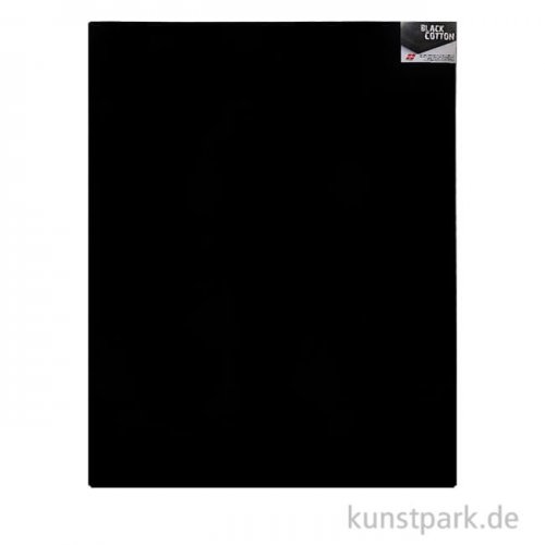Keilrahmen schwarz - BLACK COTTON - 1,7 cm 80 x 100 cm **