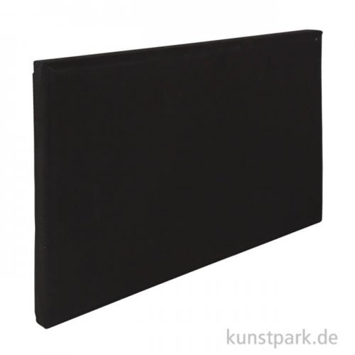 Keilrahmen schwarz - BLACK COTTON - 1,7 cm