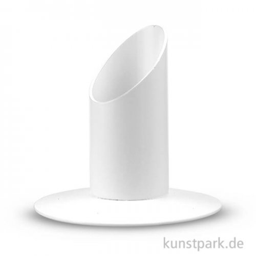 Kerzenhalter für Tauf- und Kommunionkerzen, 30 mm - Weiß