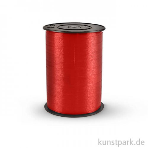 Kräuselband - glänzend, 10 mm x 250 m glänzend | Rot