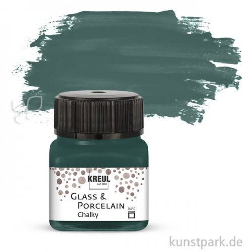 KREUL Glass & Porcelain CHALKY 20 ml Einzelfarbe | Cottage Green