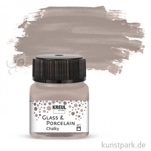 KREUL Glass & Porcelain CHALKY 20 ml Einzelfarbe | Noble Nougat