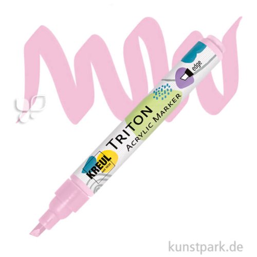 KREUL TRITON Acrylic Marker, 1-4 mm Einzelfarbe | Zartrosa