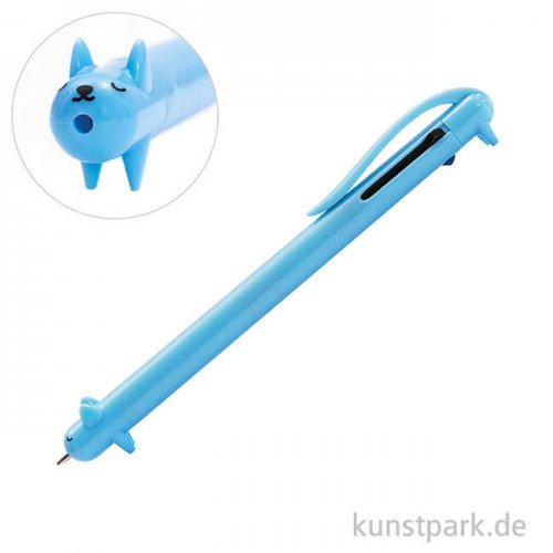 Kugelschreiber Multicolor - Hund, Blau