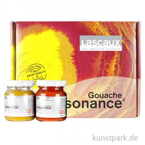 Lascaux RESONANCE Gouache-Set mit 12 x 50 ml