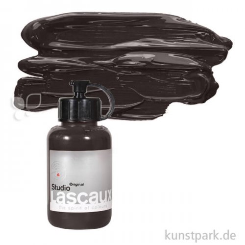 Lascaux STUDIO Acrylfarben 85 ml Flasche | 972 Oxidschwarz