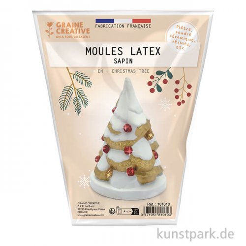 Latex-Gießform - Weihnachtsbaum, 120 mm