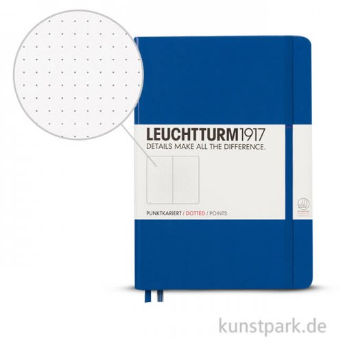 Leuchtturm Notizbuch Hardcover - Königsblau - Dotted