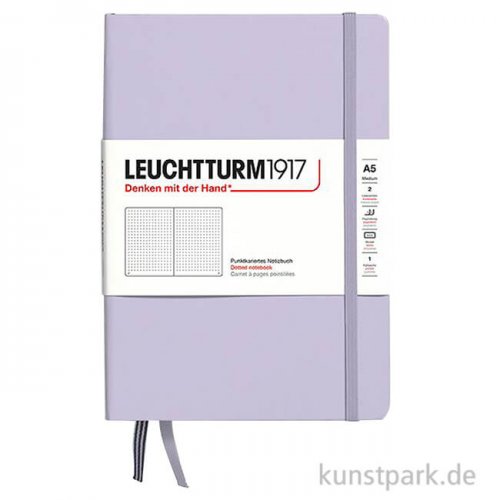 Leuchtturm Notizbuch Hardcover - Lilac, DIN A5, Dotted