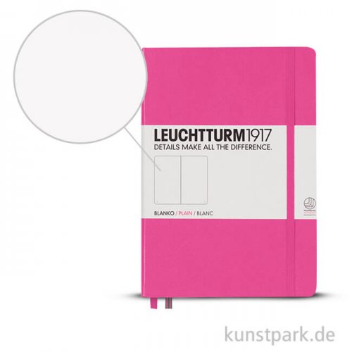 Leuchtturm Notizbuch Hardcover - New Pink - Blanko