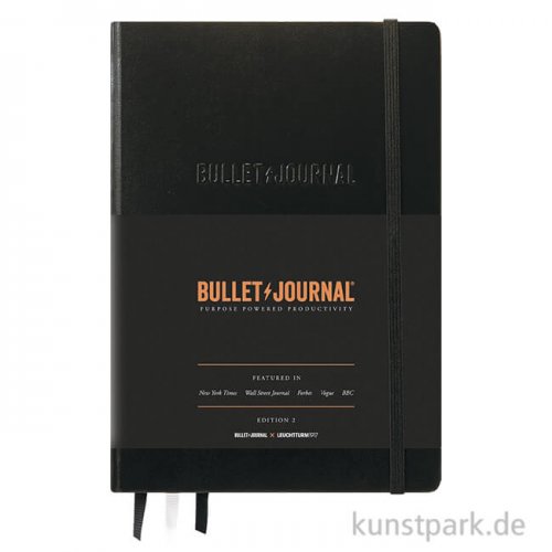 Leuchtturm1917 Bullet Journal - Schwarz, Edition 2, DIN A5, Dotted