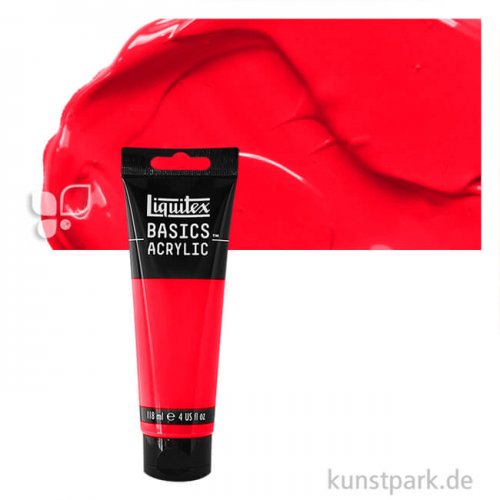 Liquitex BASIC Acrylfarben 118 ml Tube | 983 Rot Fluor