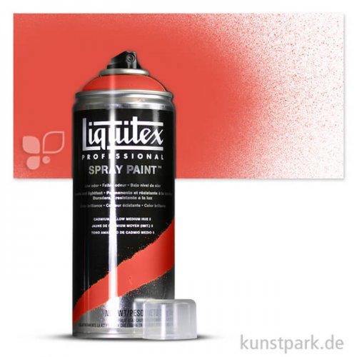 Liquitex Spray Paint - Farbspray 400 ml Einzelfarbe | 0510 Kadmiumrot Hell