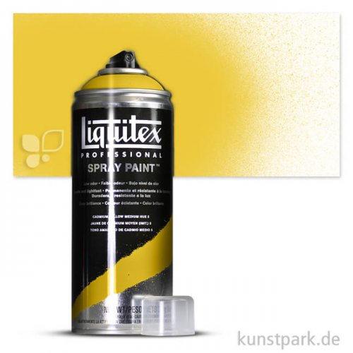 Liquitex Spray Paint - Farbspray 400 ml Einzelfarbe | 5163 Kadmiumgelb Dunkel 5