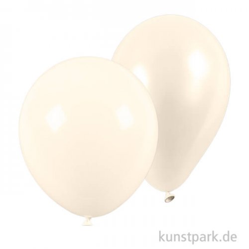 Luftballons in Perlmuttoptik. Durchmesser 26 cm. 10 Stück sortiert