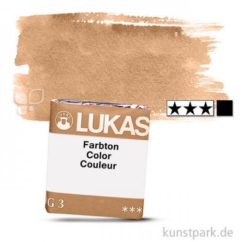 Lukas 1862 Aquarellfarben 1/2 Napf | 1023 Goldocker