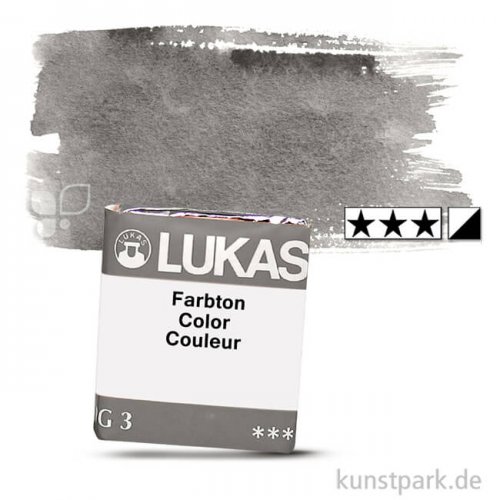 Lukas 1862 Aquarellfarben 1/2 Napf | 1106 Sepia
