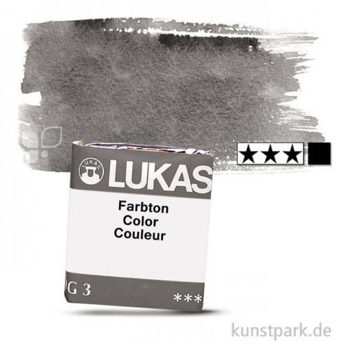 Lukas 1862 Aquarellfarben 1/2 Napf | 1110 Umbra natur