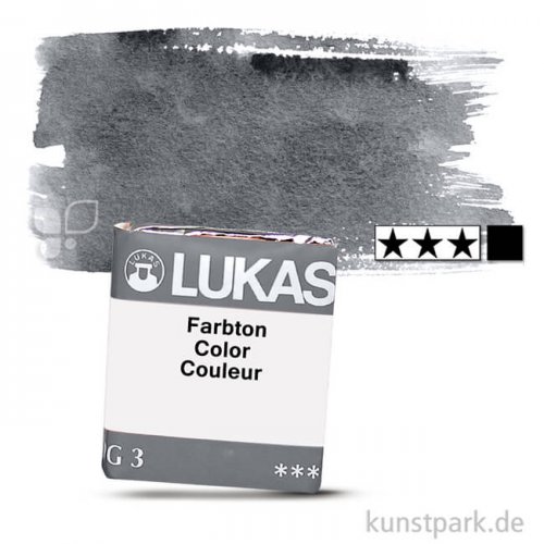 Lukas 1862 Aquarellfarben 1/2 Napf | 1184 Paynesgrau