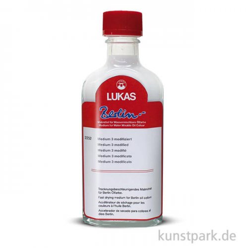 Lukas BERLIN Medium 3, wasser, Trocknungsbeschleunig. 125 ml