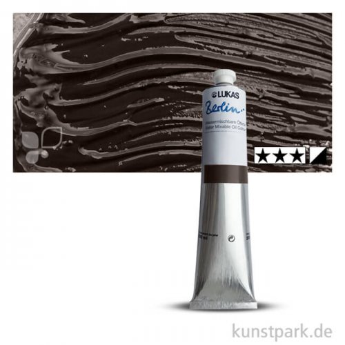 Lukas BERLIN Wasser-Ölfarbe 200 ml | 0614 Umbra natur