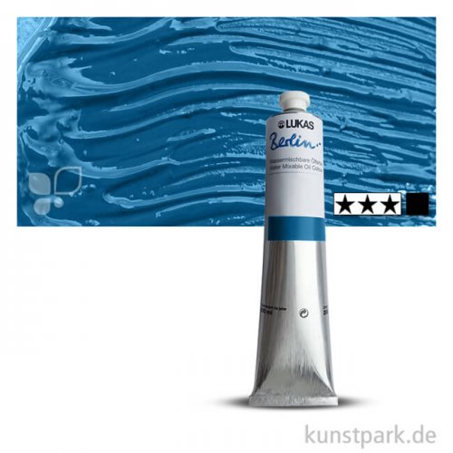 Lukas BERLIN Wasser-Ölfarbe 200 ml | 0621 Coelinblau (imit.)