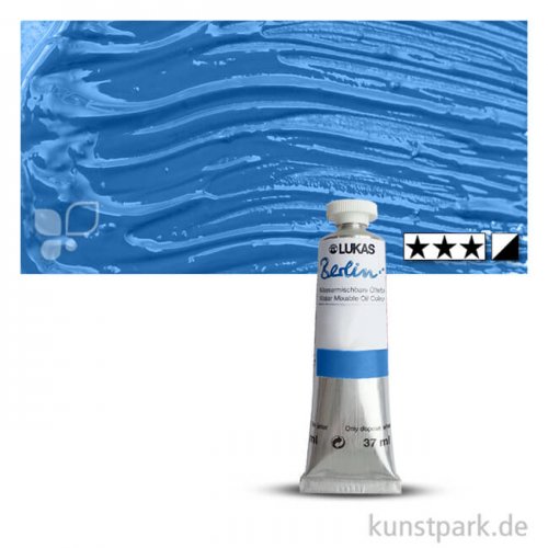 Lukas BERLIN Wasser-Ölfarbe 37 ml | 0620 Cyan (Primär-Blau)