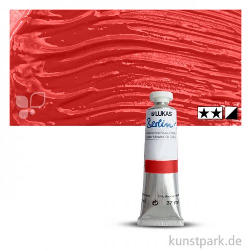 Lukas BERLIN Wasser-Ölfarbe 37 ml | 0674 Kadmiumrot dunkel (imit.)
