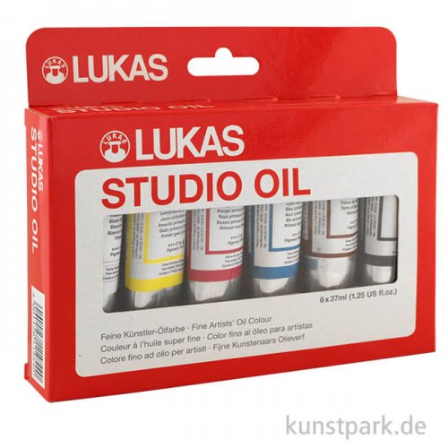 Lukas STUDIO-Öl - 6 Tuben 37 ml Softverpackung