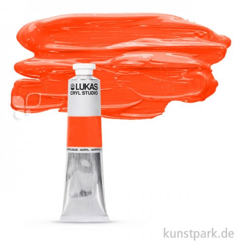 Lukas Tagesleuchtfarbe 75 ml | Signalrot