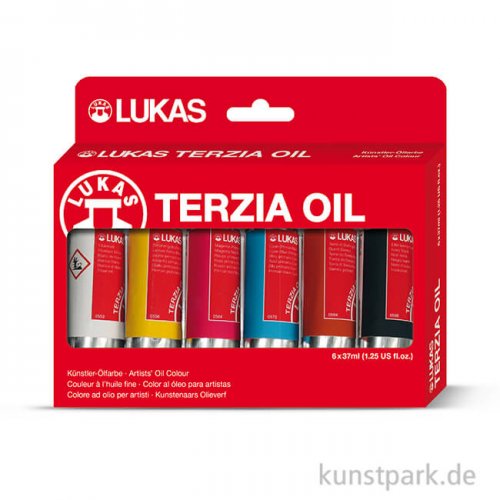 Lukas TERZIA Ölfarben Set mit 6 Tuben 37 ml