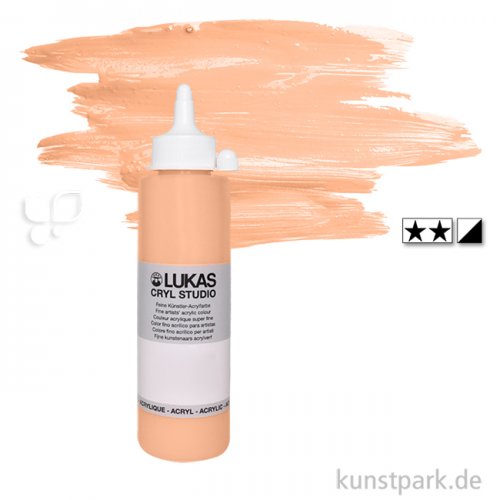 LukasCryl STUDIO Acrylfarbe 250 ml Flasche | 4623 Apricot