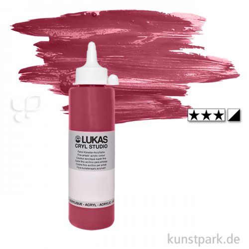 LukasCryl STUDIO Acrylfarbe 250 ml Flasche | 4650 Magenta Primärrot