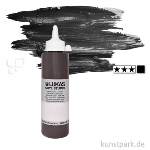 LukasCryl STUDIO Acrylfarbe 250 ml Flasche | 4710 Umbra natur