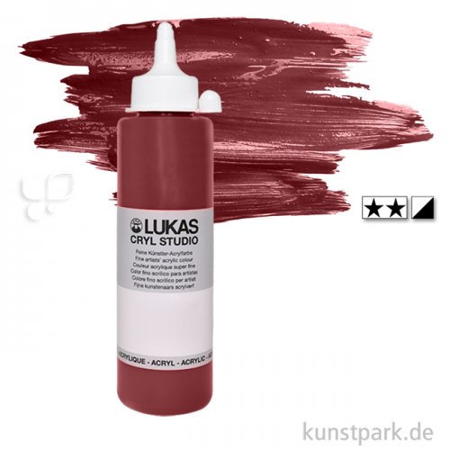 LukasCryl STUDIO Acrylfarbe 500 ml Flasche | 4666 Krapplack
