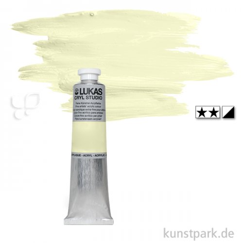 LukasCryl STUDIO Acrylfarbe 75 ml Tube | 4621 Pastellgelb