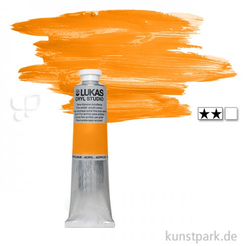 LukasCryl STUDIO Acrylfarbe 75 ml Tube | 4624 Indischgelb