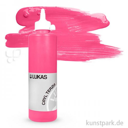 LukasCryl TERZIA Acrylfarbe 500 ml Flasche | 4850 Primaire-Rot