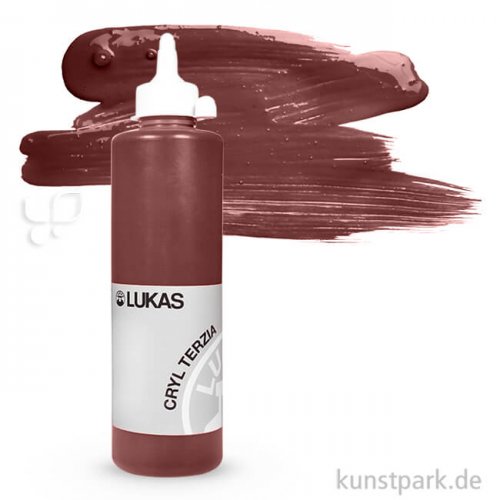LukasCryl TERZIA Acrylfarbe 500 ml Flasche | 4910 Umbra