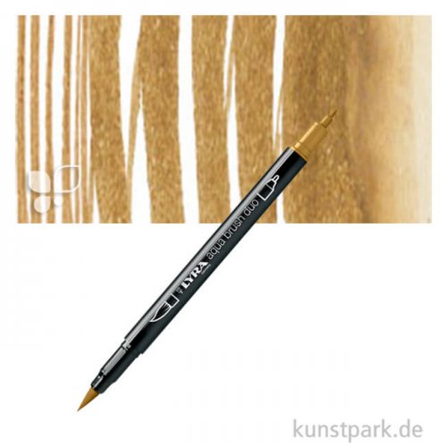 Lyra Aqua-Brush DUO Faserstifte Einzelstift | Braunocker