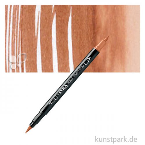 Lyra Aqua-Brush DUO Faserstifte Einzelstift | Ocker Gebrannt